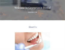 Tablet Screenshot of gtowndentalky.com